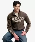 Track Top mit lockerer Passform