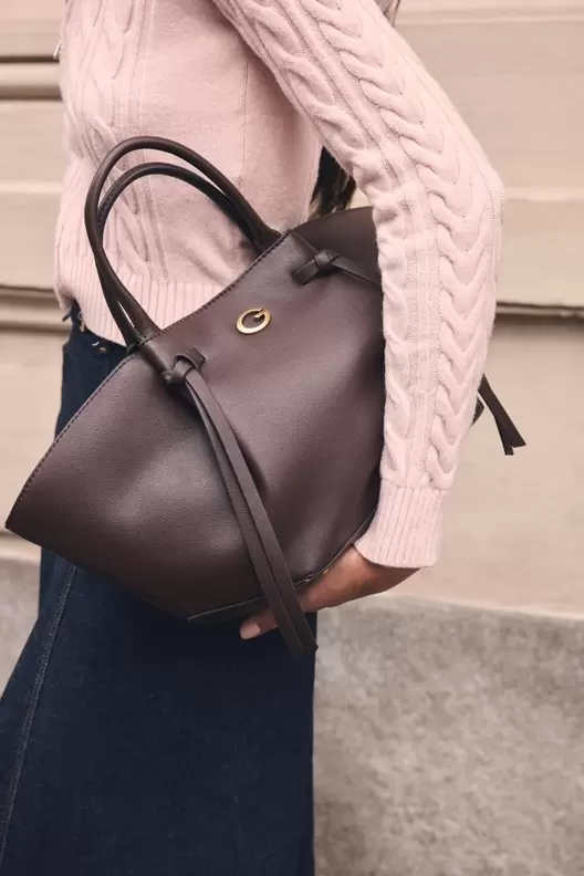 Allegra faux leather handbag