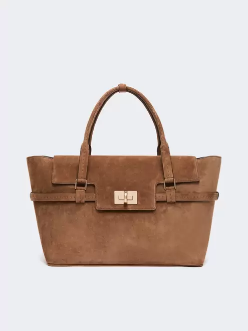 Handtasche aus Wildleder