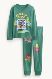 Bär, Hund und Camping - Pyjama - 2 teilig