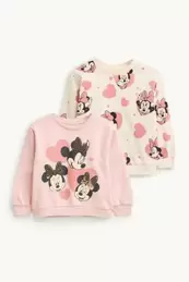 Multipack 2er - Minnie Maus - Sweatshirt - Glanz-Effekt
