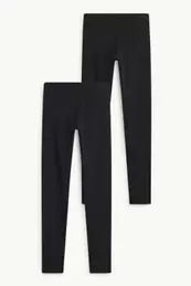 Multipack 2er - Leggings - gerippt