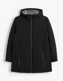 Parka - Aufgesetze Taschen - Schwarz