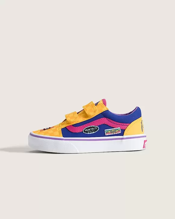 KPop Demon Hunters x Vans Kleine Kinder Old Skool V Schuhe (4–8 Jahre)