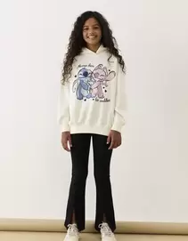 Hoodie - Lilo & Stitch - Off-White