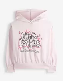 Sweatshirt - Frontprint - Rosa