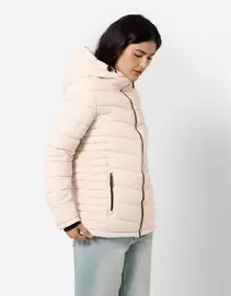 Steppjacke - Wasserabweisend - Beige