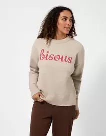 Pullover - Jacquard - Pink