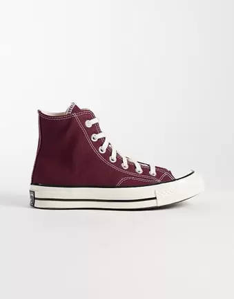 Converse Chuck 70 Hi Sneaker in Burgunderrot