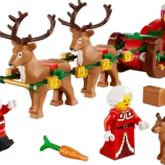 Abenteuerliche Schlittenfahrt des Weihnachtsmanns