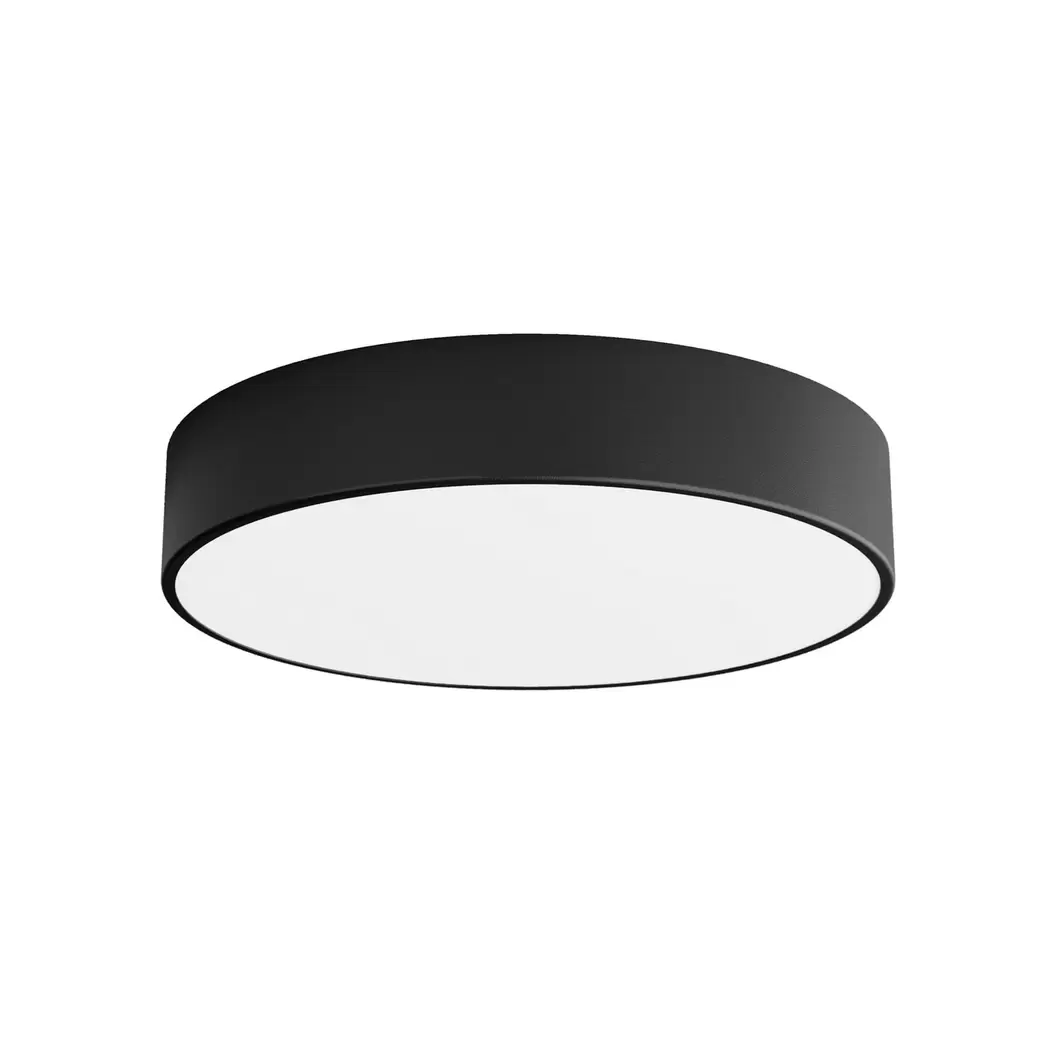Deckenleuchte Cleo, Ø 40 cm, IP20, schwarz, Metall, E27