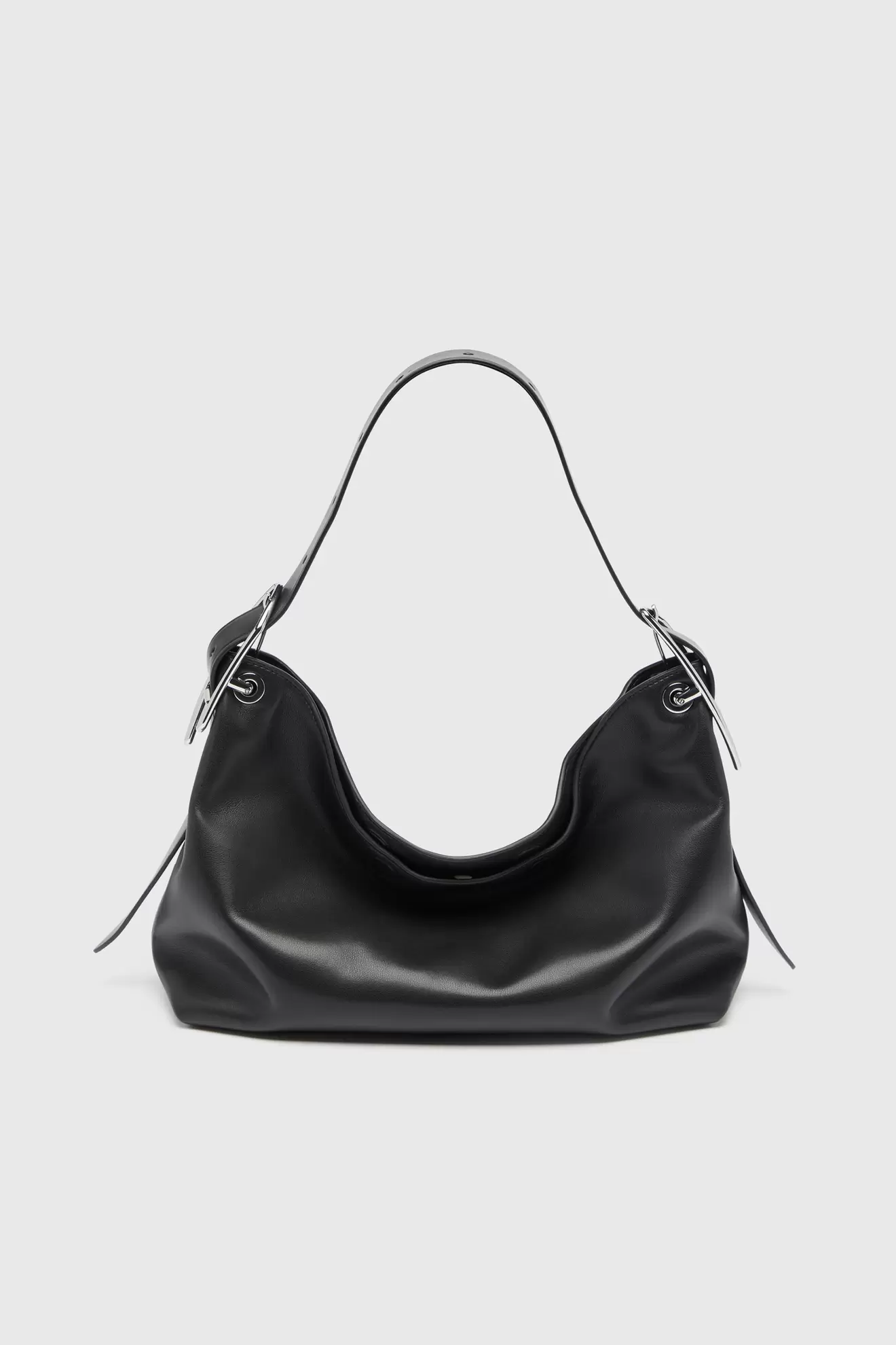 D-Line-Leder-Schultertasche