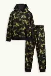 Set - Hoodie und Jogginghose - 2 teilig - gemustert