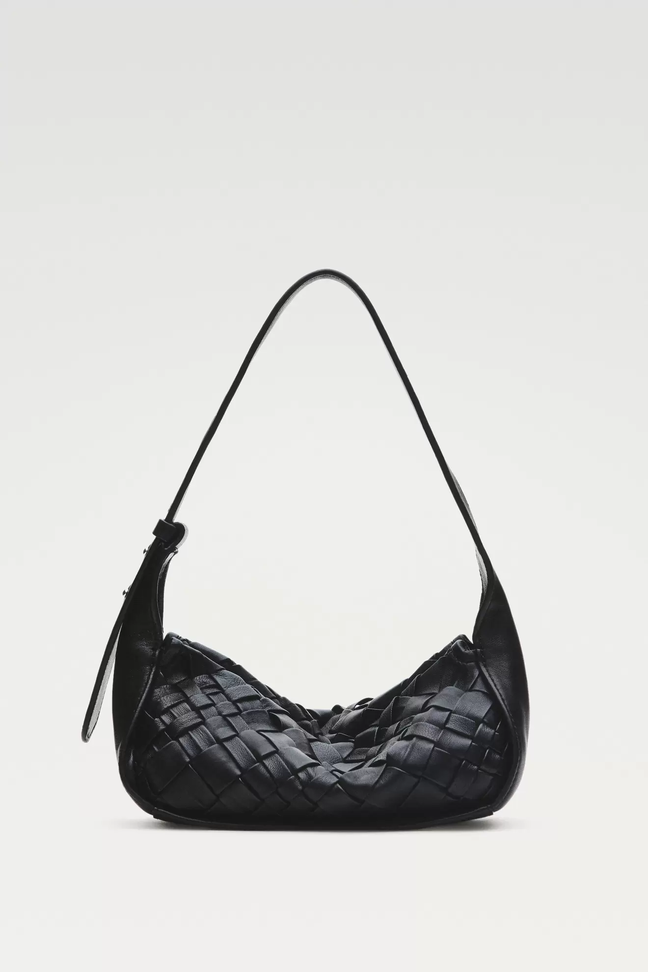 Geflochtene Mini-Tasche aus Schafsleder