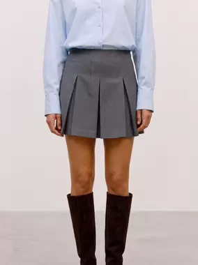 VMTEXAS Mittlere Taille Kurzer Rock