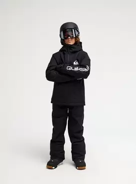 Mission Solid 10K Jungen 4-16 Schwarz Funktionelle Schneejacke
