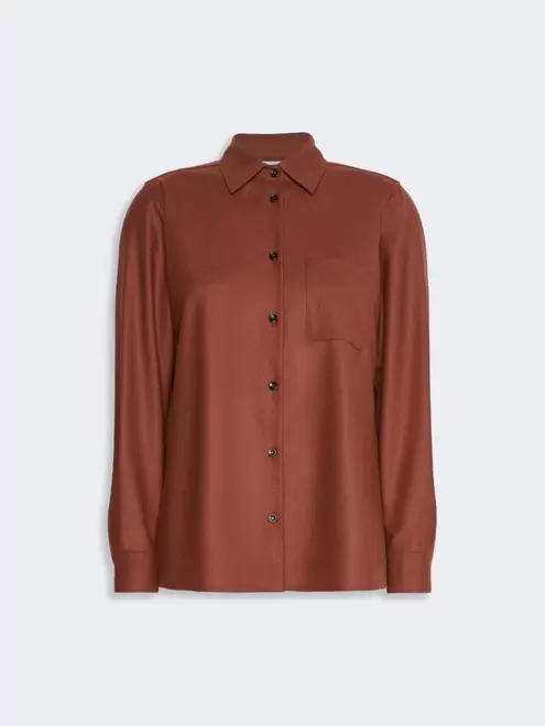 Cashmere foule shirt