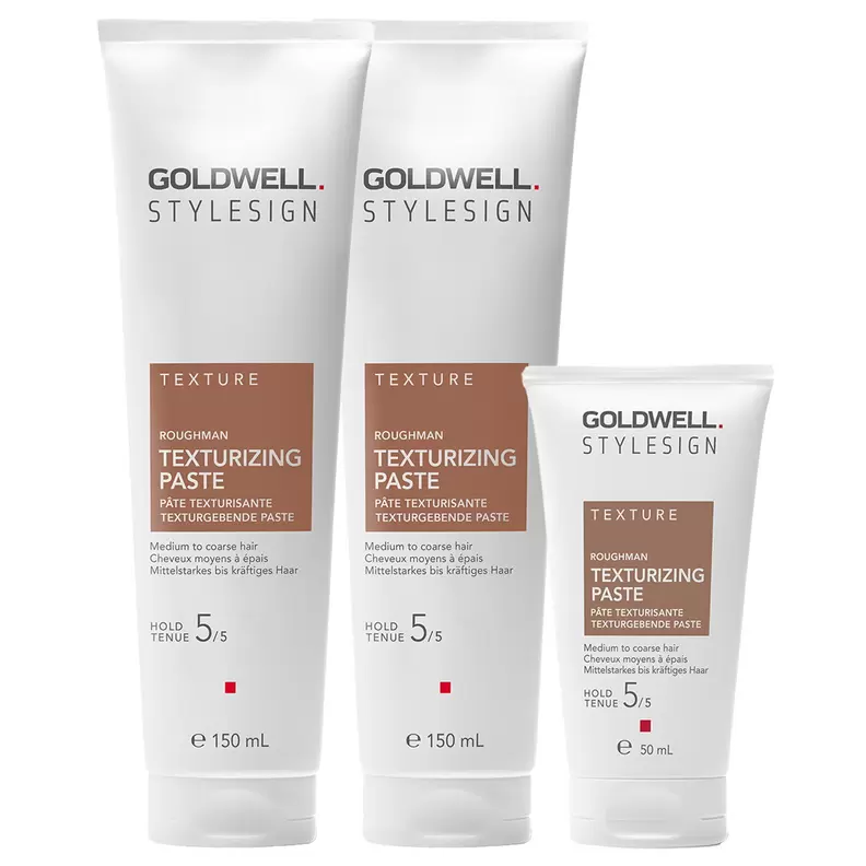 Goldwell StyleSign Texture 2+1 Roughman Texturizing Paste (2 x 150ml + 50ml) Haarstyling-Set