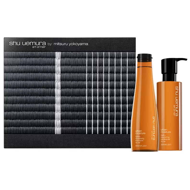 Shu Uemura Urban Moisture Set (Shampoo 300ml + Conditioner 250ml) Haarpflege-Set
