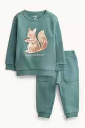 Eichhörnchen - Baby-Outfit - 2 teilig