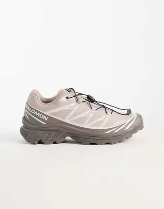 Salomon XT-6 schützende Sneaker in Shadow Grey und Lilac Ash