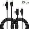 2er-Set 4in1-Lade- & Datenkabel U...