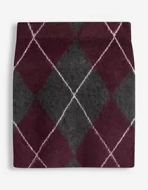Strickrock - Jacquard - Lila