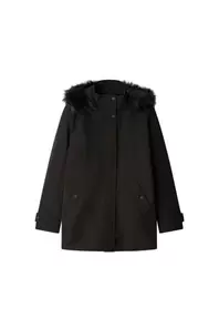 Parka capucha pelo