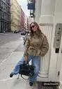 Große Citytasche mit Zipper-Details