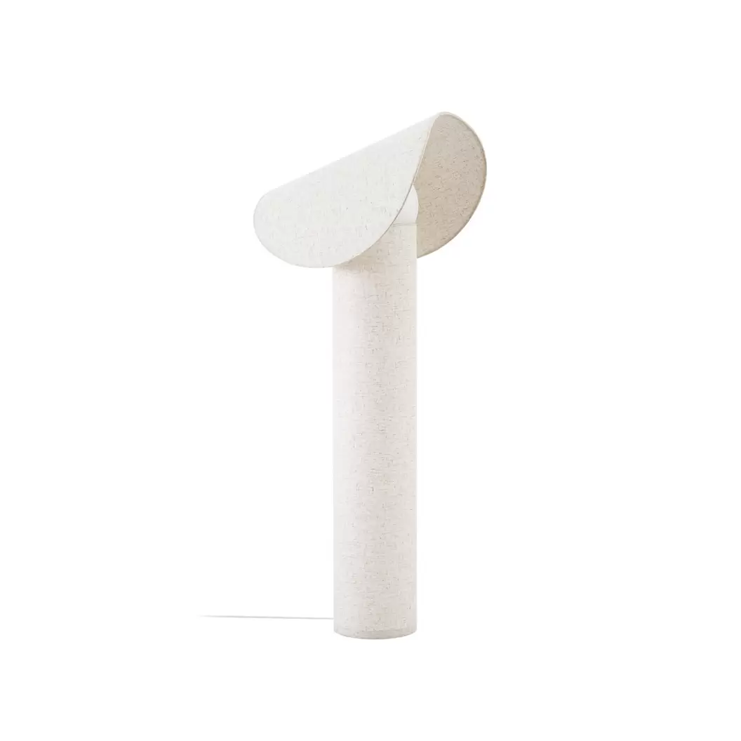 Lucande LED-Stehleuchte Tamani, beige, 100 cm, dim to warm