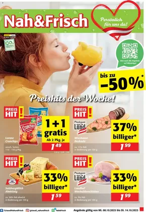Nah & Frisch Katalog in St. Leonhard im Pitztal | Neue Angebote zum Entdecken | 2025-10-08T00:00:00.000Z - 2025-10-14T00:00:00.000Z