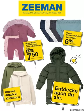Zeeman Katalog in Wels | Zeeman flugblatt | 2025-09-27T00:00:00.000Z - 2025-10-11T00:00:00.000Z
