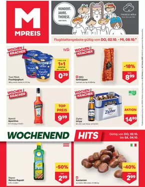MPreis Katalog in Kaltenleutgeben | Top-Deals und Rabatte | 2025-10-02T00:00:00.000Z - 2025-10-08T00:00:00.000Z