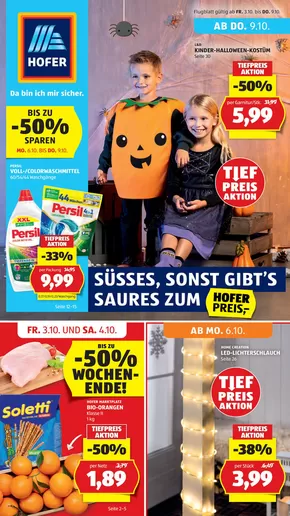 Hofer Katalog in Zirl | Blättern Sie online im HOFER Flugblatt | 2025-10-01T00:00:00.000Z - 2025-10-15T00:00:00.000Z