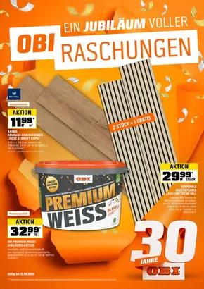 OBI Katalog in Bruck an der Mur | EIN JUBILÄUM VOLLER OBIRASCHUNGEN | 2025-09-30T00:00:00.000Z - 2025-10-15T00:00:00.000Z