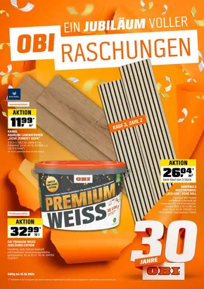 OBI Katalog in Kopfing im Innkreis | EIN JUBILÄUM VOLLER OBIRASCHUNGEN | 2025-09-30T00:00:00.000Z - 2025-10-15T00:00:00.000Z
