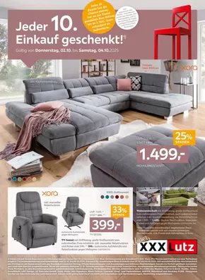 XXXLutz Katalog in Lauterach | Unsere besten Angebote für Sie | 2025-09-30T00:00:00.000Z - 2025-10-14T00:00:00.000Z