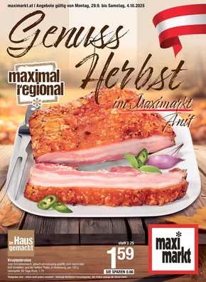 Maximarkt Katalog in Wels | Attraktive Angebote entdecken | 2025-10-04T00:00:00.000Z - 2025-10-18T00:00:00.000Z