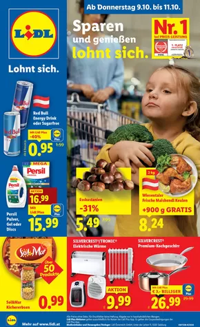 Lidl Katalog in Innsbruck | Top-Deals und Rabatte | 2025-10-09T00:00:00.000Z - 2025-10-15T00:00:00.000Z