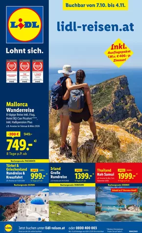 Lidl Katalog in Jedenspeigen | Aktuelle Reiseprospekte Oktober Sonderflyer | 2025-10-07T00:00:00.000Z - 2025-11-04T00:00:00.000Z