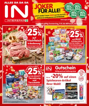 Interspar Katalog in Jedenspeigen | Top-Deals für alle Kunden | 2025-10-07T00:00:00.000Z - 2025-10-21T00:00:00.000Z