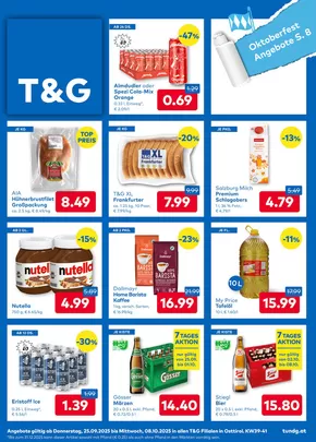 T&G Katalog in Jedenspeigen | Attraktive Sonderangebote für alle | 2025-10-07T00:00:00.000Z - 2025-10-21T00:00:00.000Z