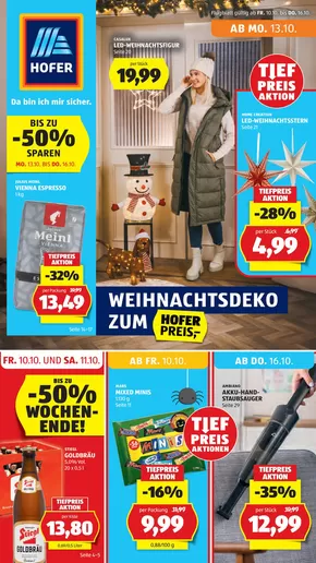 Hofer Katalog in Wien | Blättern Sie online im HOFER Flugblatt | 2025-10-08T00:00:00.000Z - 2025-10-22T00:00:00.000Z