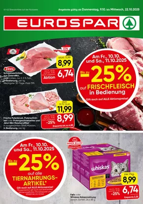 Eurospar Katalog in Kitzbühel | Jetzt sparen mit unseren Deals | 2025-10-08T00:00:00.000Z - 2025-10-22T00:00:00.000Z