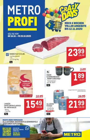 Metro Katalog in Linz | Attraktive Sonderangebote für alle | 2025-10-16T00:00:00.000Z - 2025-10-29T00:00:00.000Z