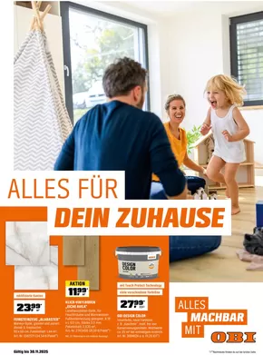 OBI Katalog in Eferding | ALLES FÜR DEIN ZUHAUSE | 2025-10-12T00:00:00.000Z - 2025-11-30T00:00:00.000Z