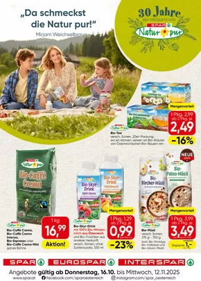 Spar Katalog in Salzburg | Unsere besten Angebote für Sie | 2025-10-15T00:00:00.000Z - 2025-11-12T00:00:00.000Z
