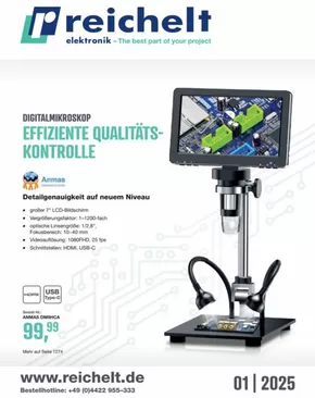 Reichelt Katalog in Lustenau | Reichelt flugblatt | 2025-10-16T00:00:00.000Z - 2025-10-30T00:00:00.000Z