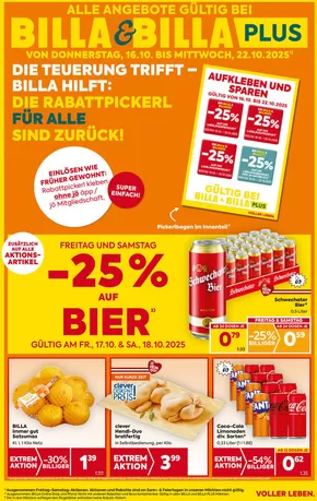 BILLA PLUS Katalog in Mürzzuschlag | BILLA FB KW42 2025 Wien | 2025-10-17T00:00:00.000Z - 2025-10-31T00:00:00.000Z