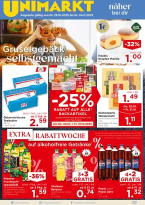 Unimarkt Katalog in Salzburg | Neue Angebote zum Entdecken | 2025-10-27T00:00:00.000Z - 2025-11-10T00:00:00.000Z